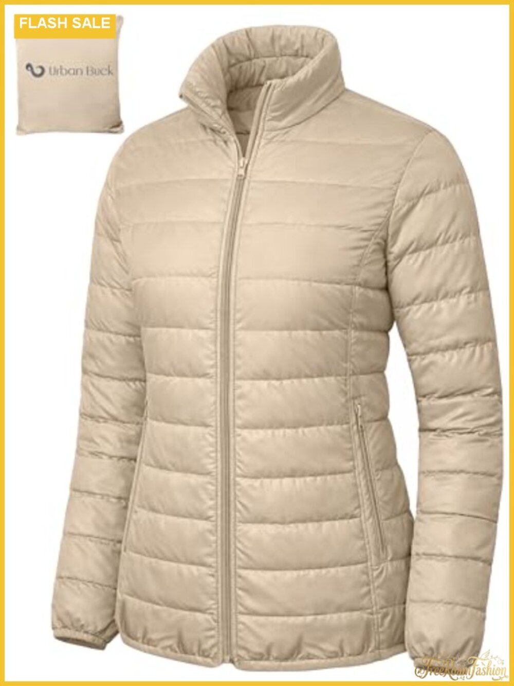 Womens Packable Puffer Jacket Lightweight Quilted Winter Coat